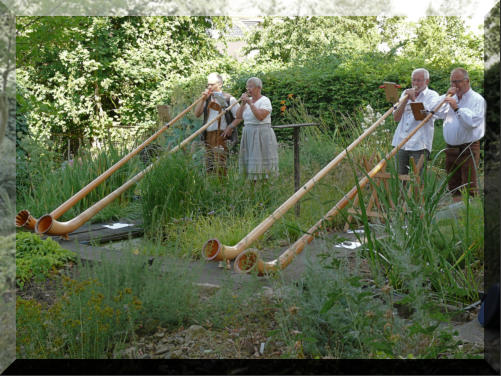 Auftritt im Botanischen Garten Gera