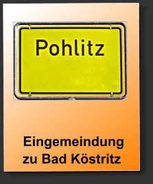 Eingemeindung zu Bad Köstritz